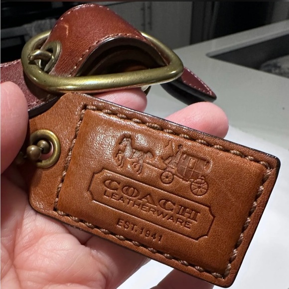 VTG Coach RARE Bleeker Tattersall XL Bucket
Duffle in Brown - Picture 4 of 8